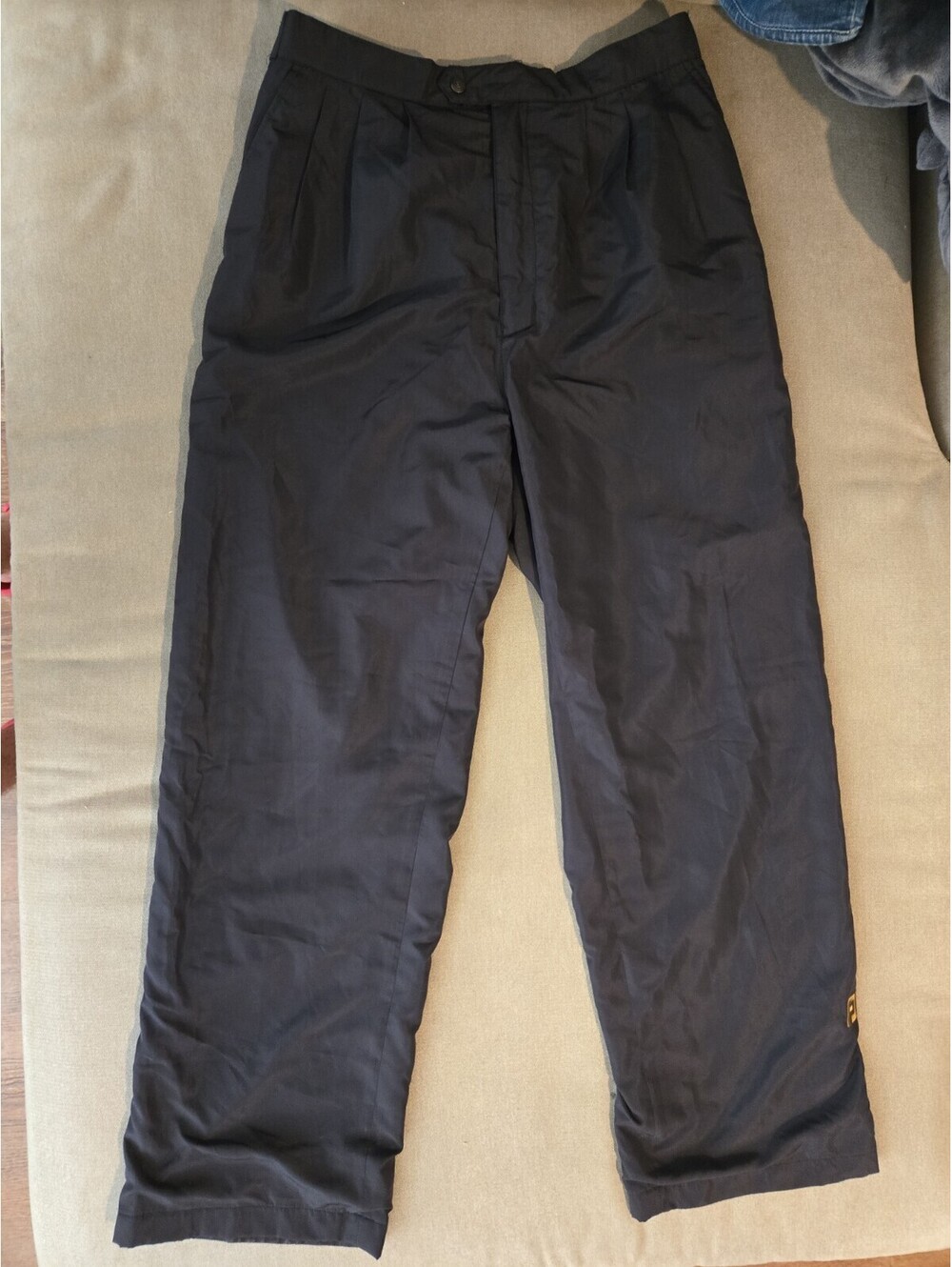 FootJoy FJ DryJoys Men’s Black Waterproof SZ M Golf/Rain Pants 30"L EUC Pockets
